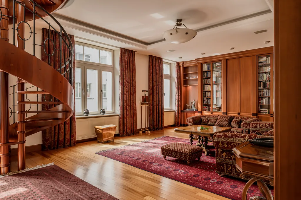 Frame from a classic mahogany apartment