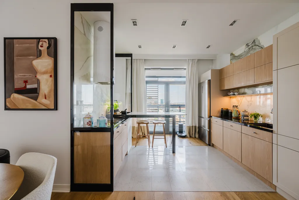 Frame from a penthouse with a terrace