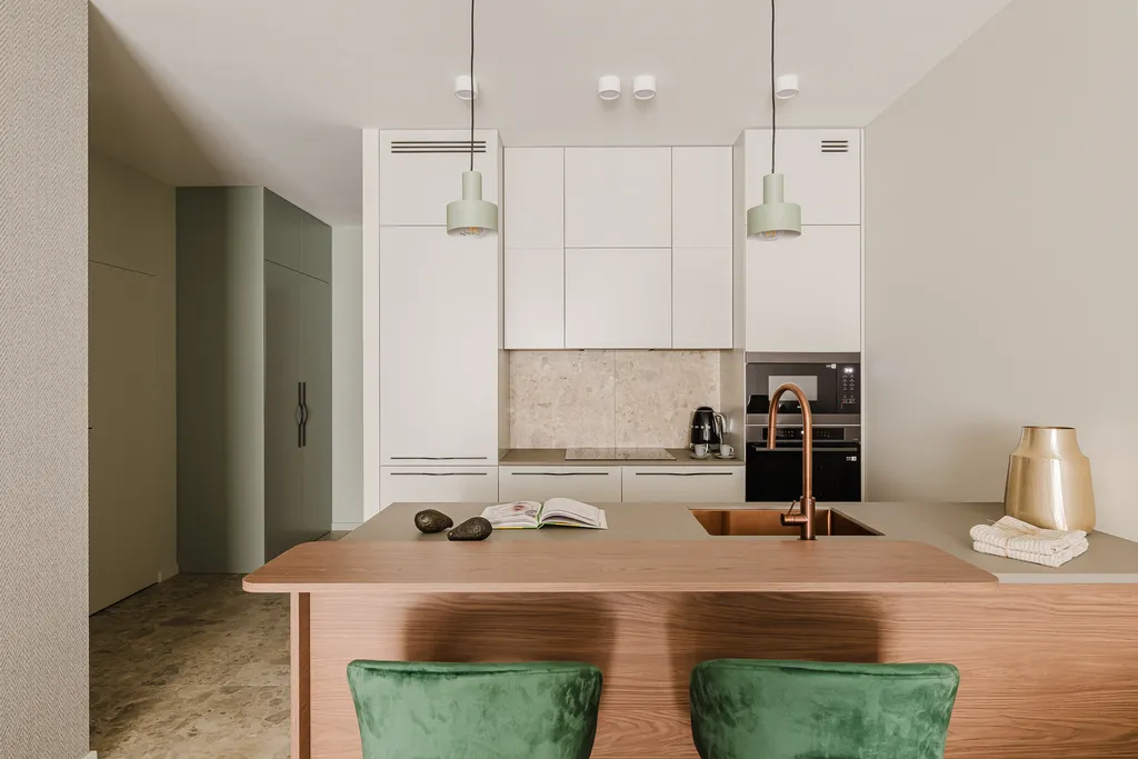 Frame from an apartment with a boutique-hotel feel