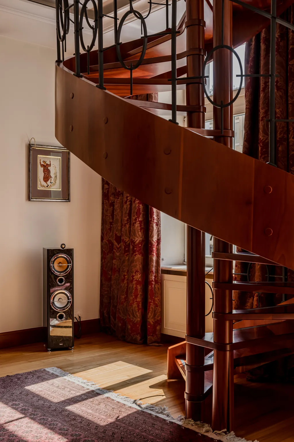 Frame from a classic mahogany apartment