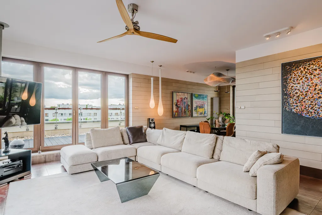 Frame from a penthouse with a terrace and hot tub