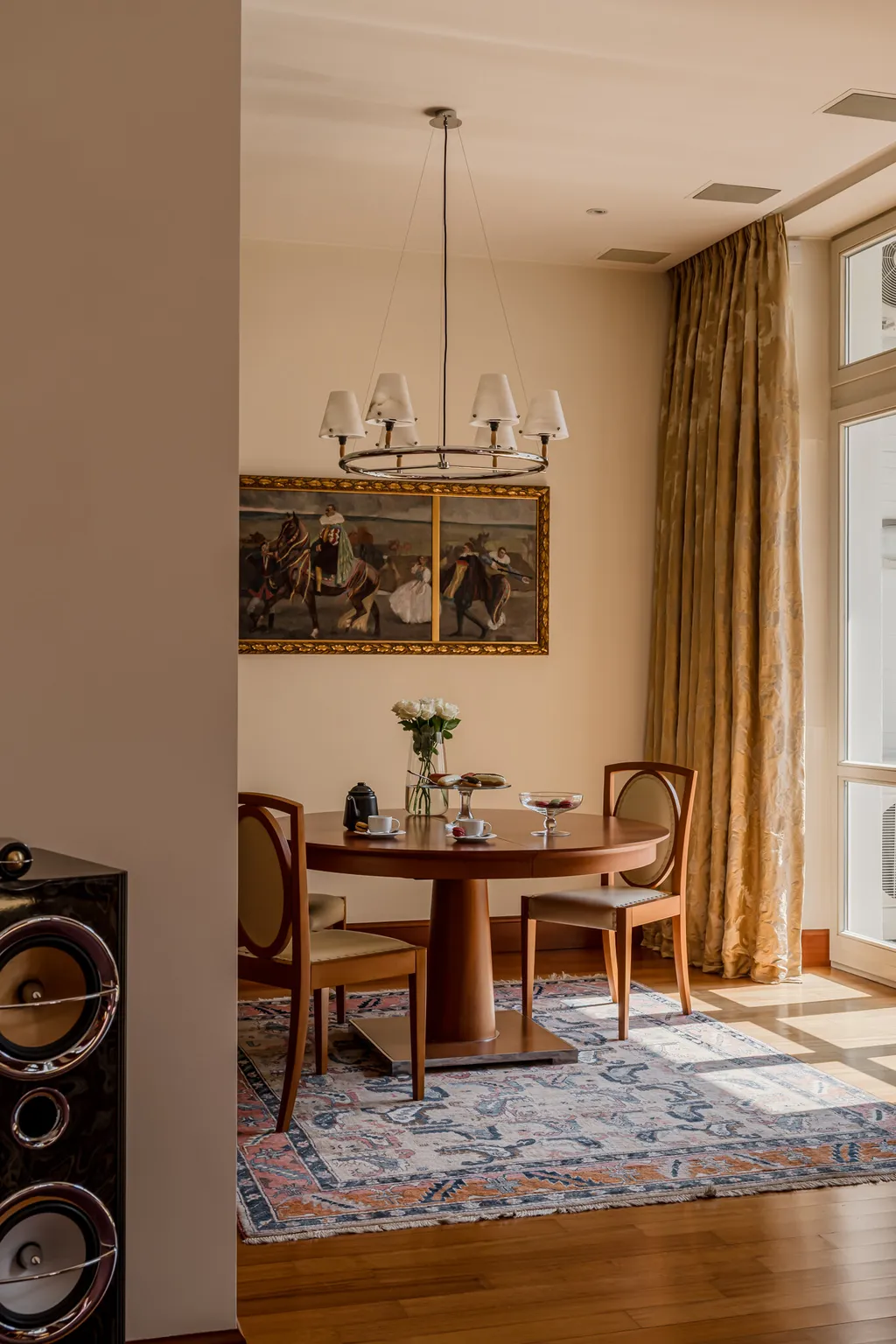 Frame from a classic mahogany apartment