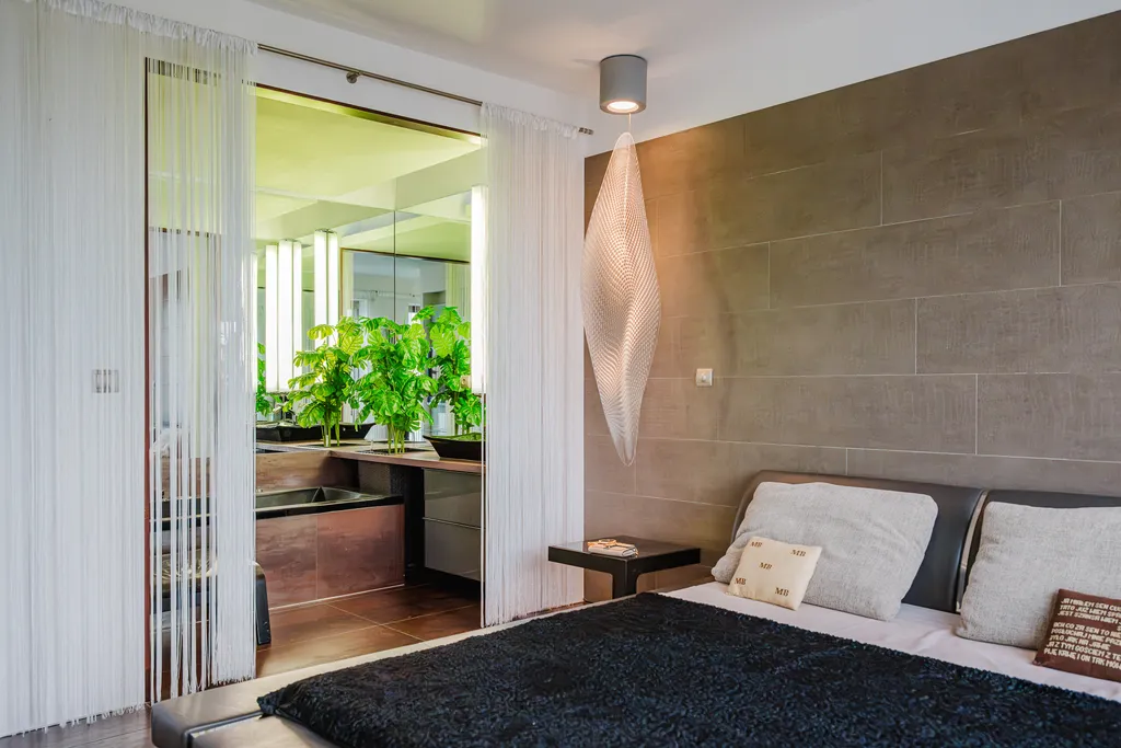 Frame from a penthouse with a terrace and hot tub