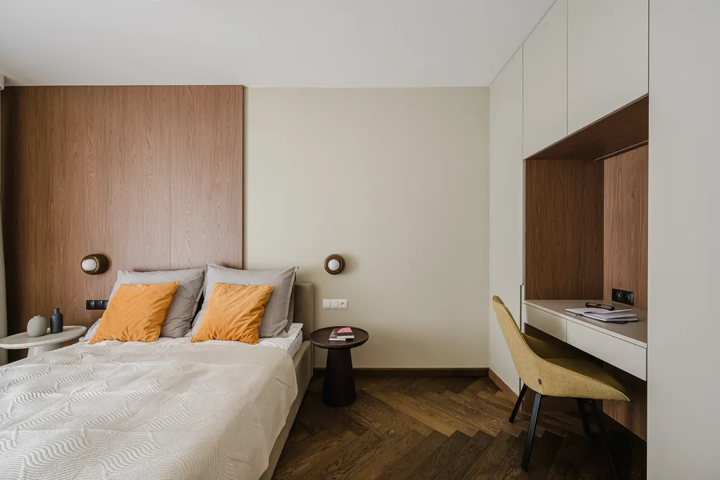 Frame from an apartment with a boutique-hotel feel