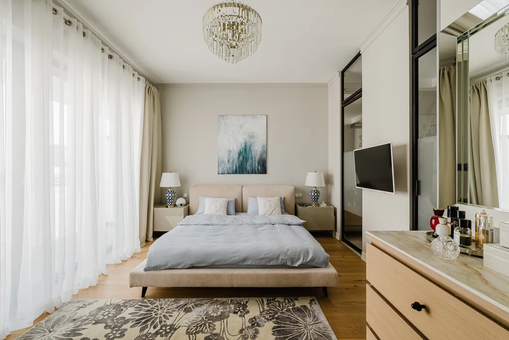Frame from a penthouse with a terrace