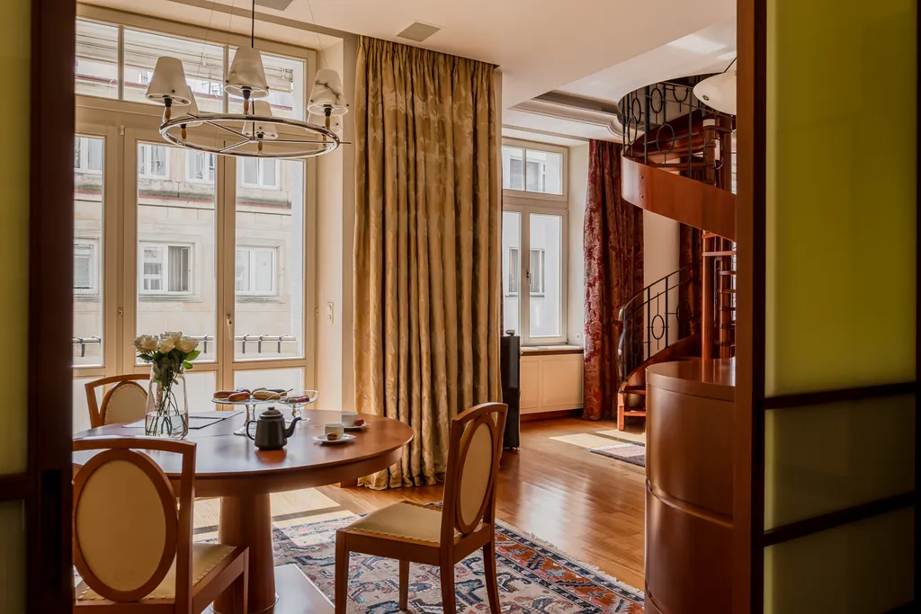 Frame from a classic mahogany apartment