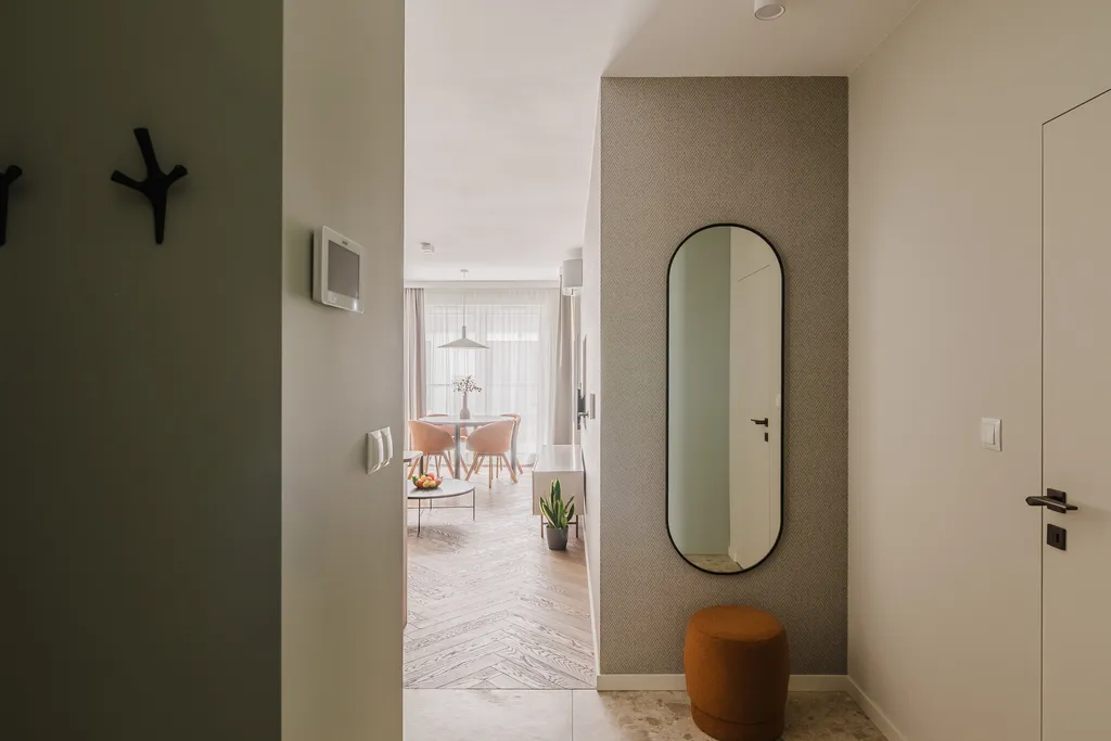 Frame from an apartment with a boutique-hotel feel