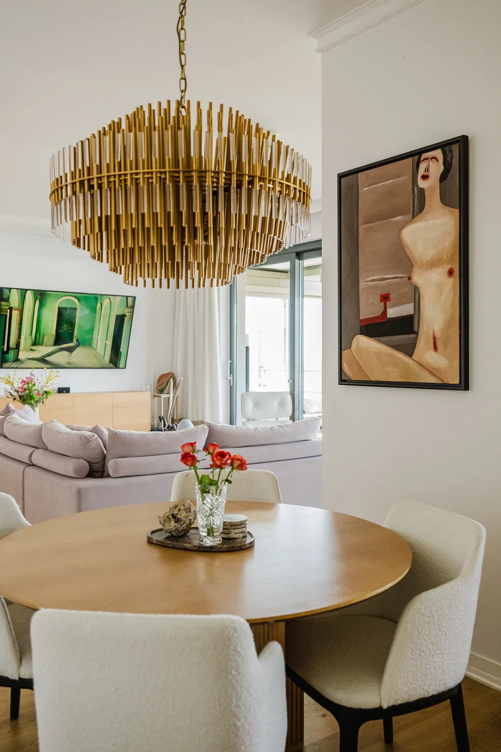 Frame from a penthouse with a terrace