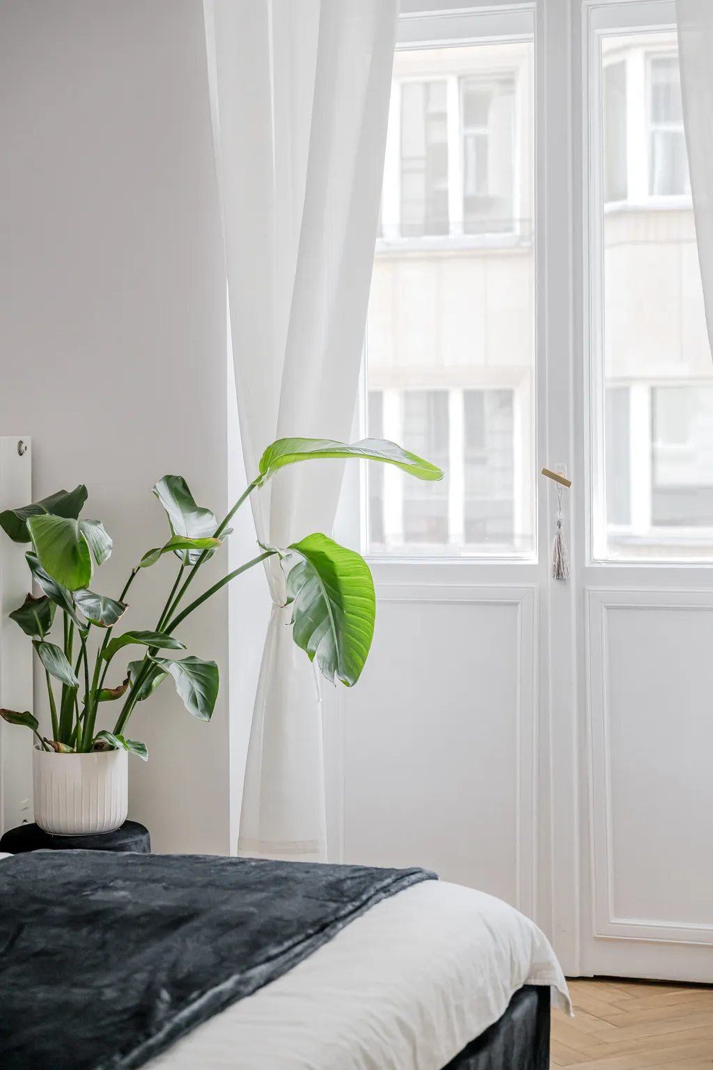 Frame from an apartment in a pre-war building