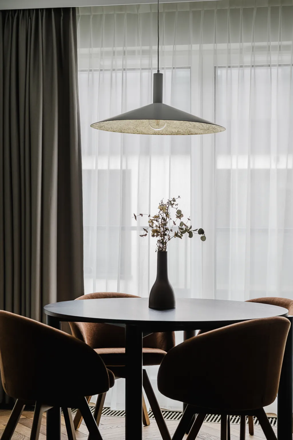 Frame from an apartment with a boutique-hotel feel