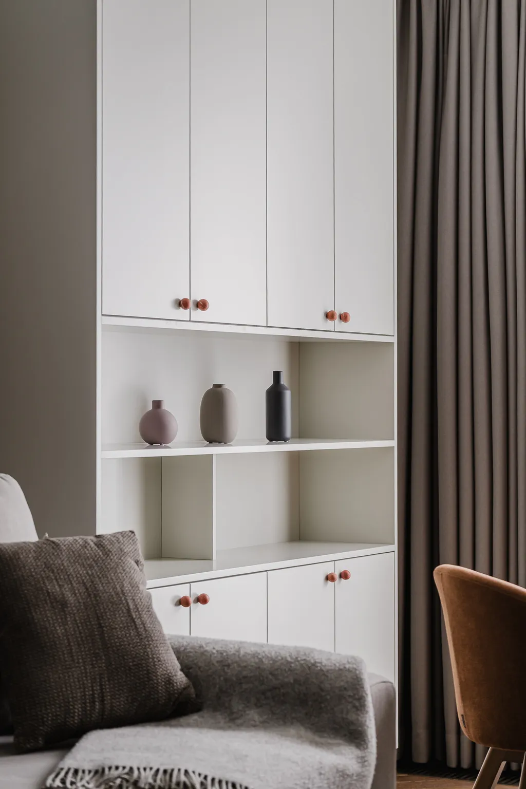 Detail from an apartment with a boutique-hotel feel