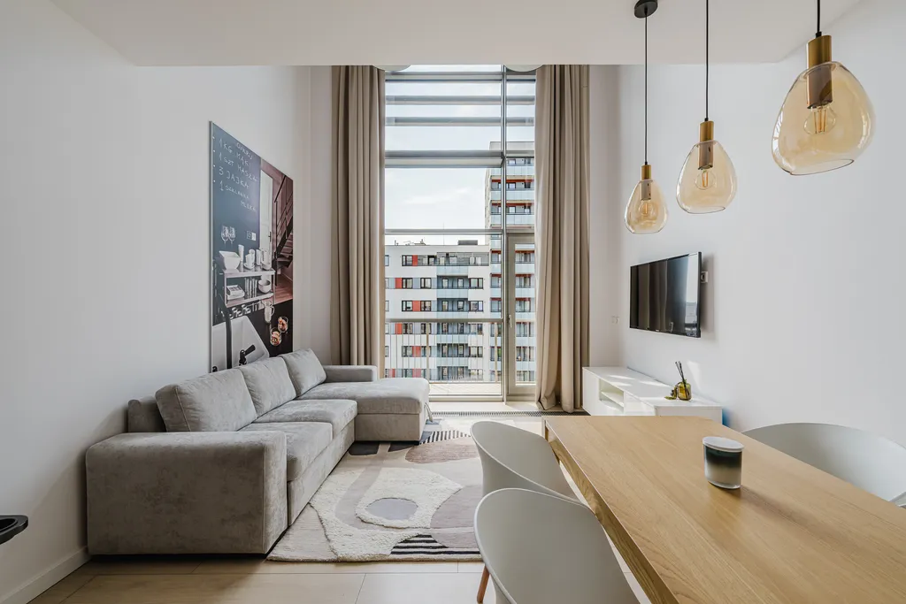 Frame from an apartment with a mezzanine