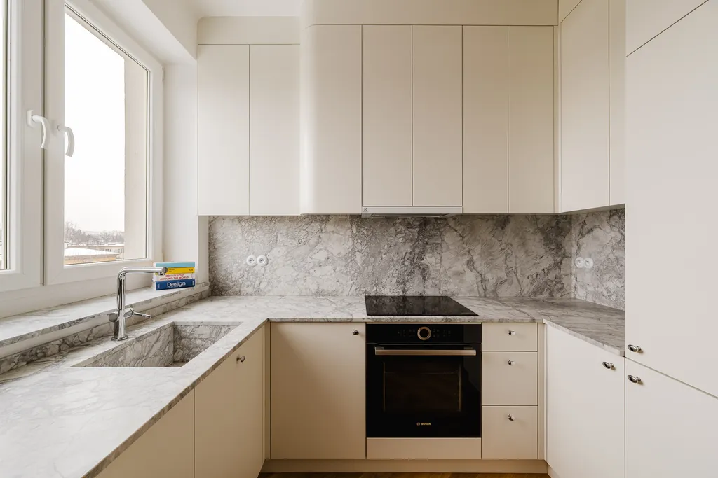 Frame from an eclectic retro-style apartment