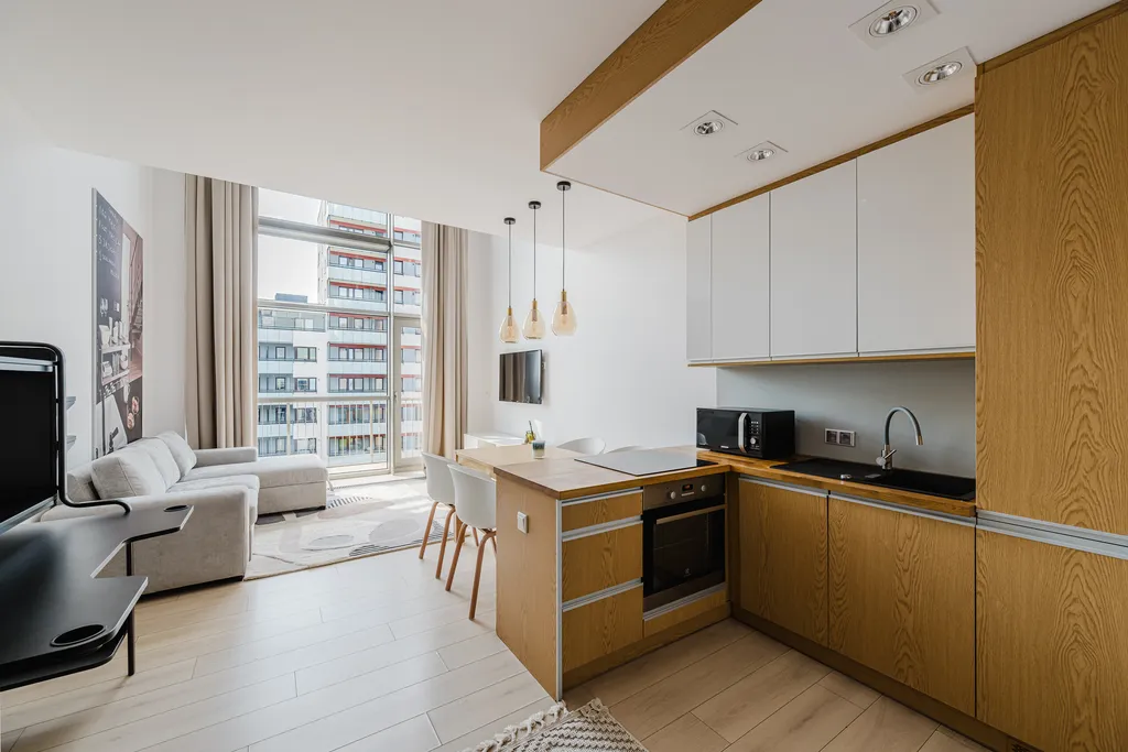 Frame from an apartment with a mezzanine