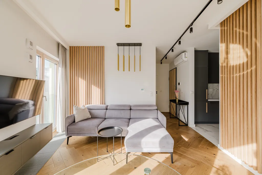 Frame from a small sunlit apartment
