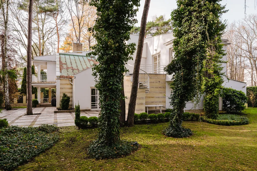 Frame from a villa among pines