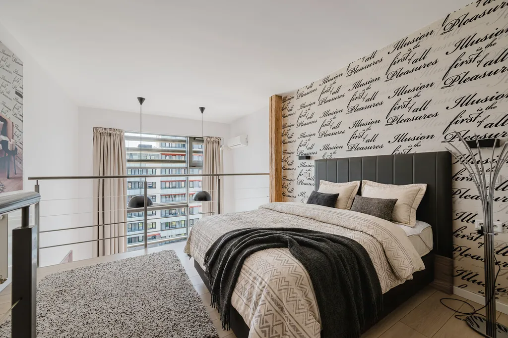 Frame from an apartment with a mezzanine