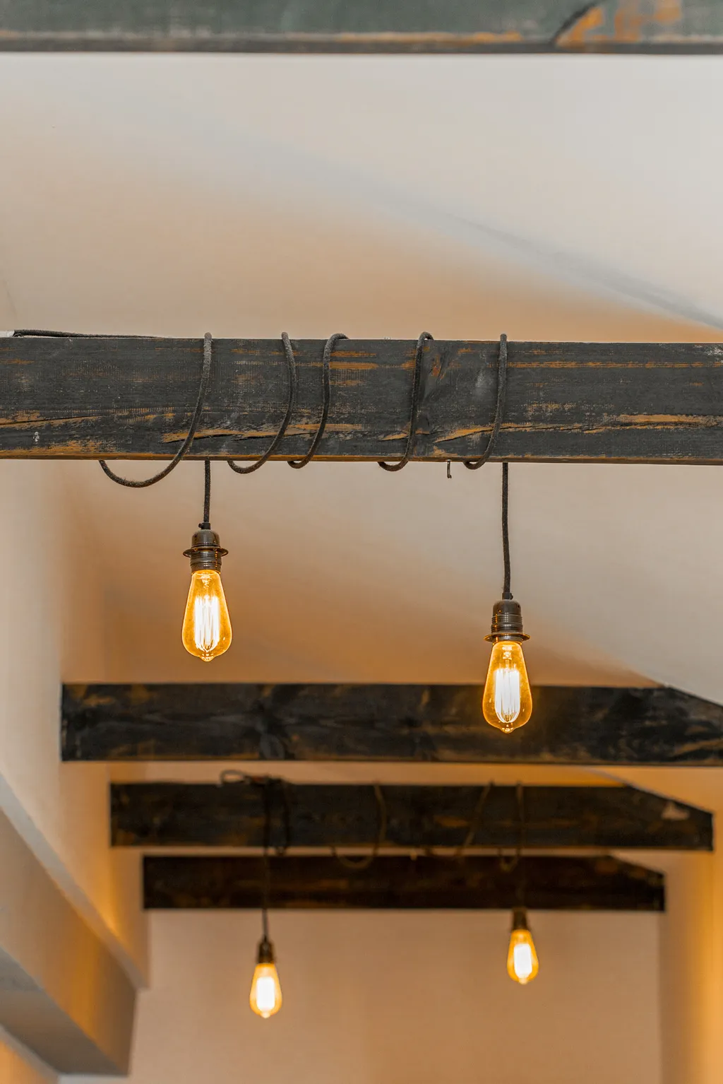 Detail from a loft-style attic apartment