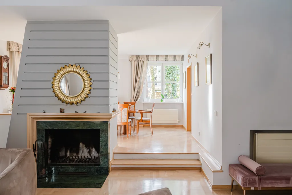 Frame from a villa among pines