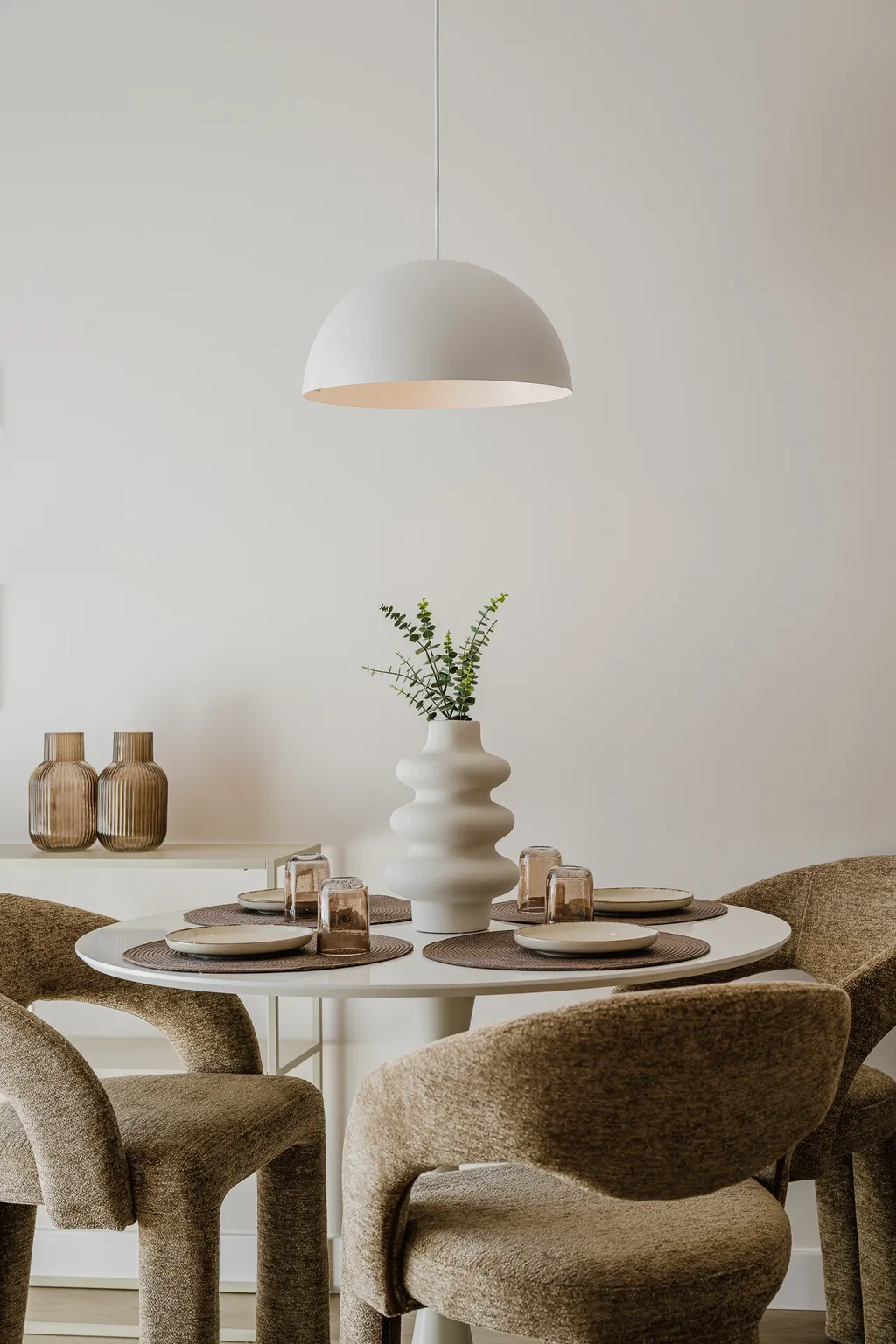 Frame from an apartment in beige tones