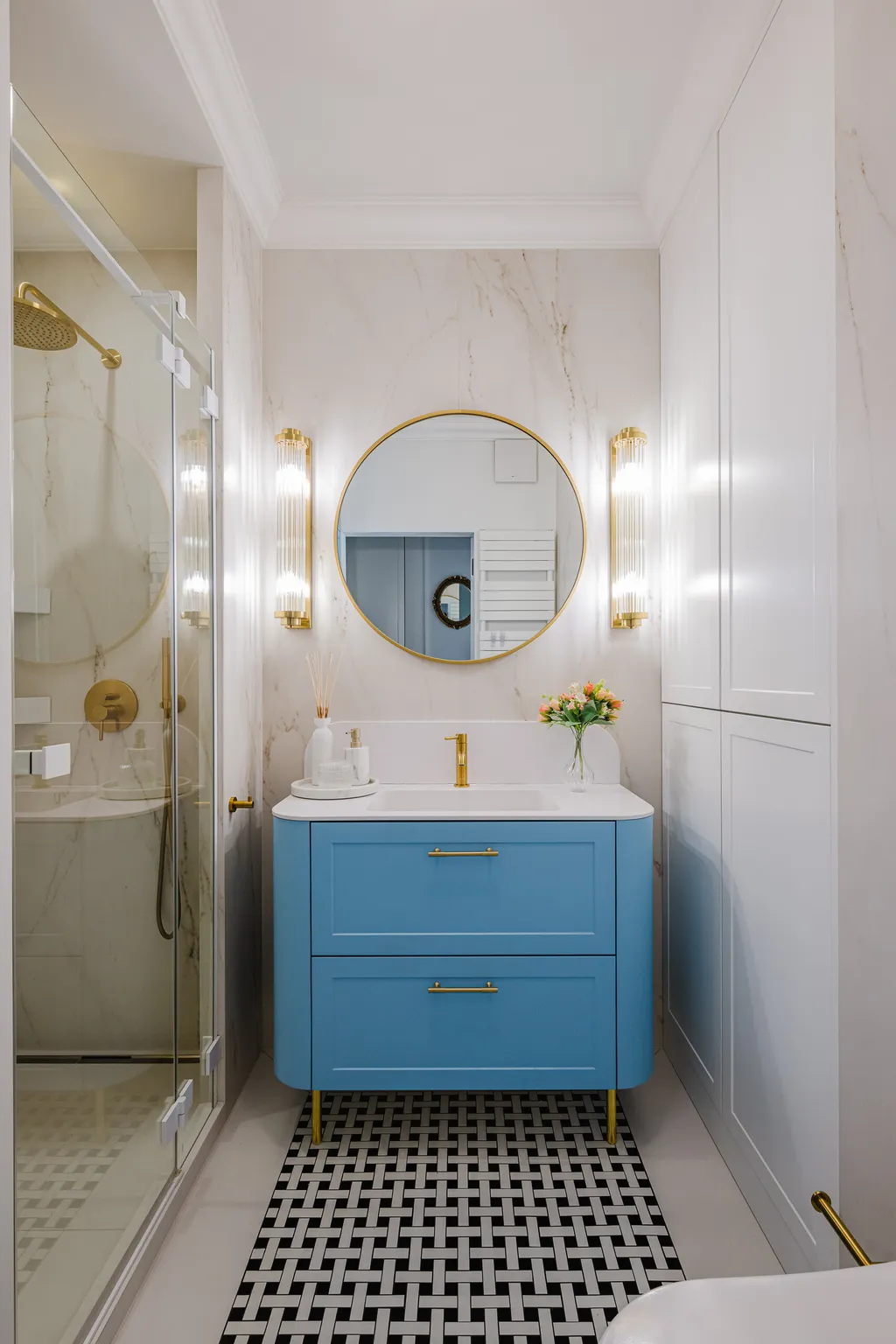 Frame from a French-style apartment