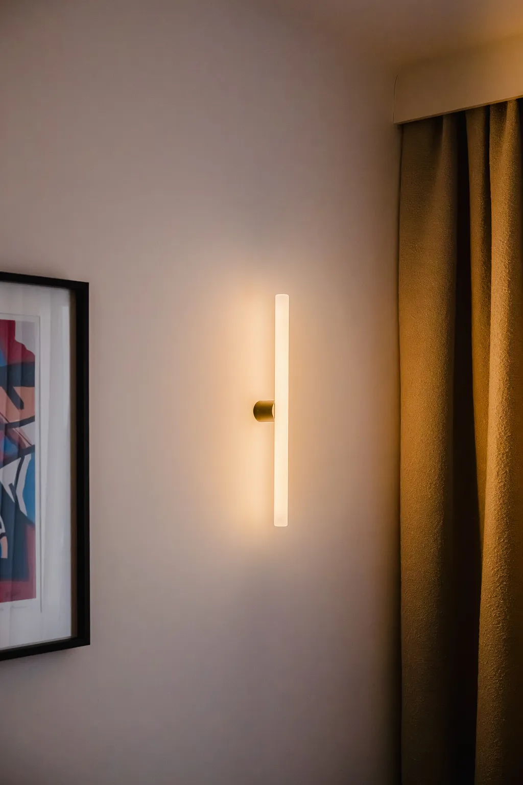 Detail from an eclectic retro-style apartment